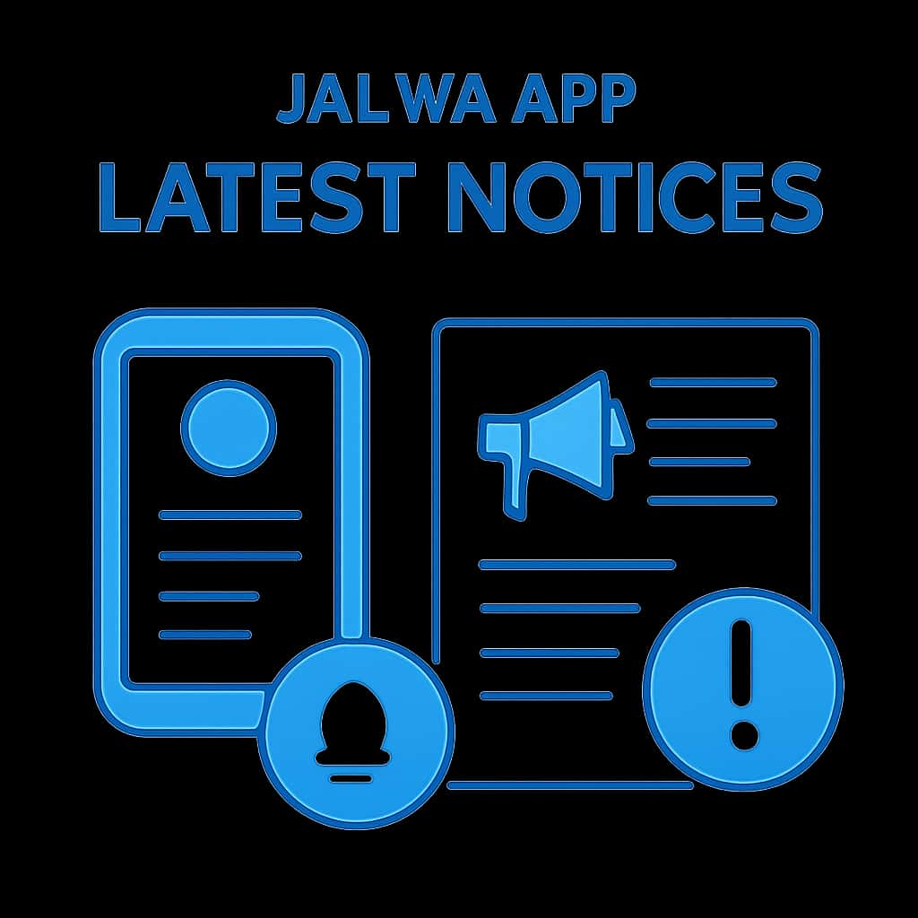 An educational diagram related to the Latest Jalwa App Notices.
