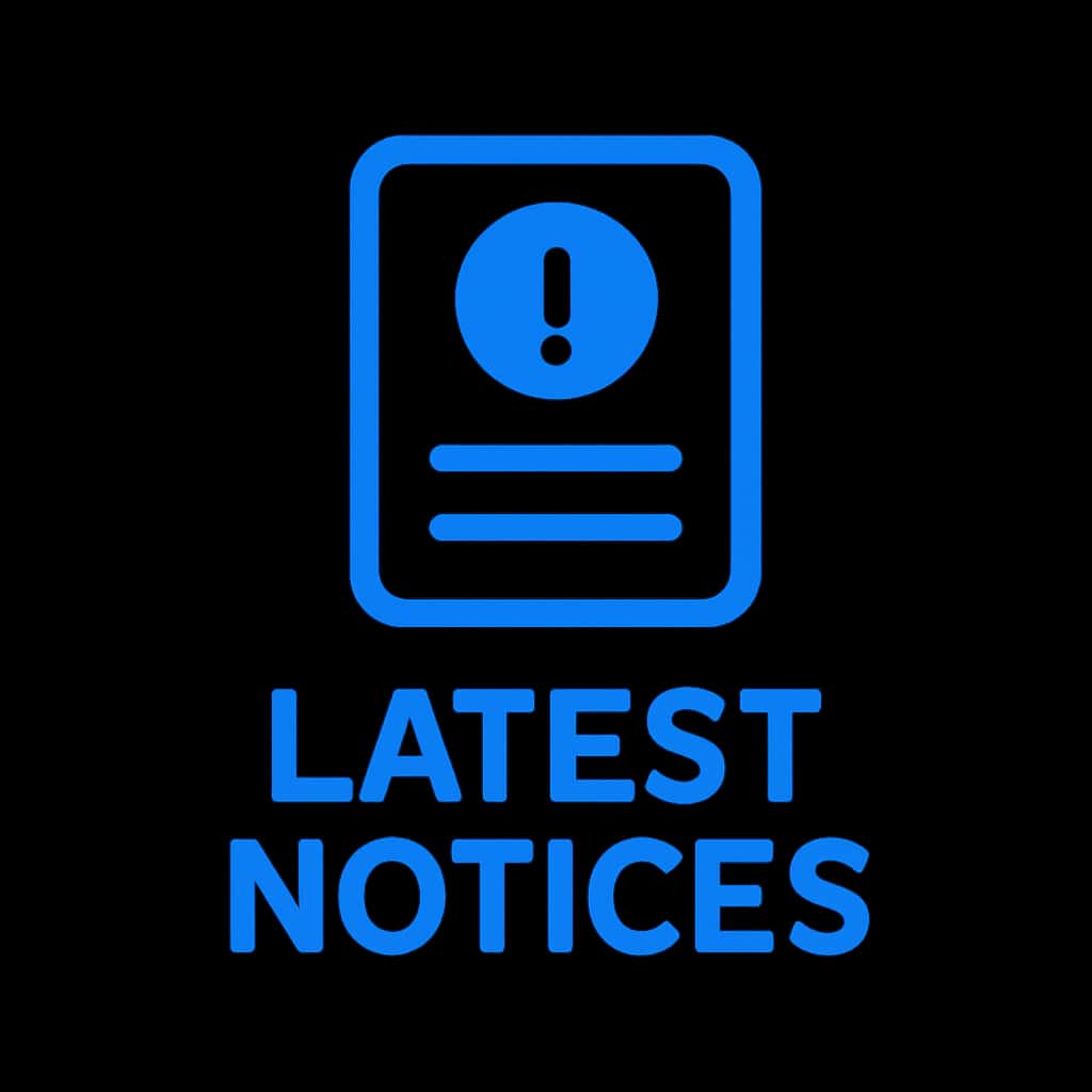 An icon representing the Latest Jalwa App Notices.