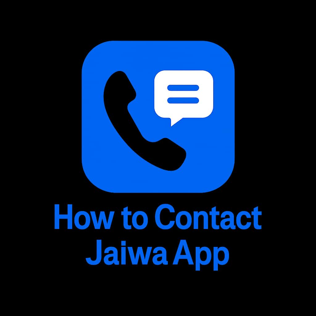 Icon for Jalwa App contact support, emphasizing assistance.