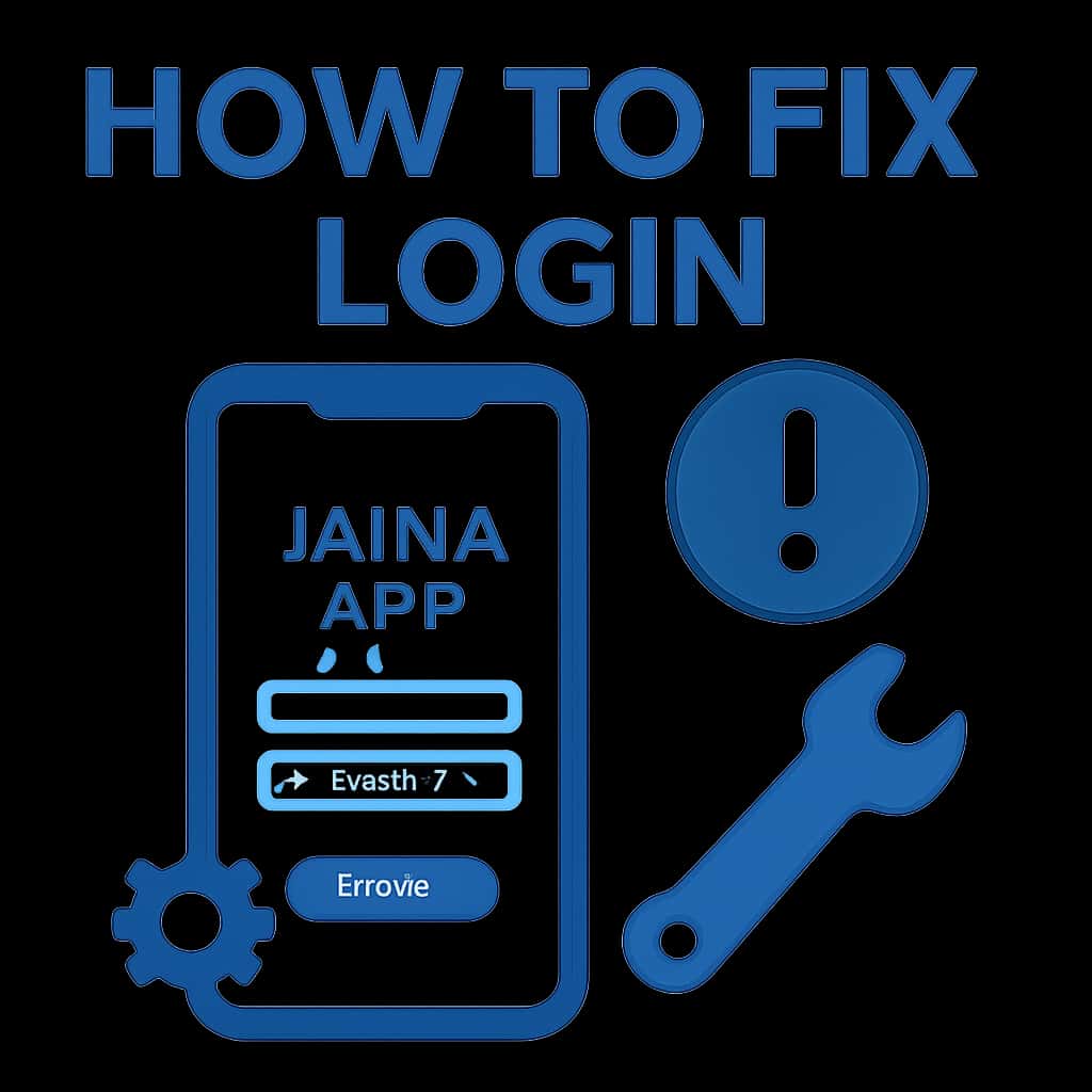 Illustration on resolving login issues with Jalwa App.