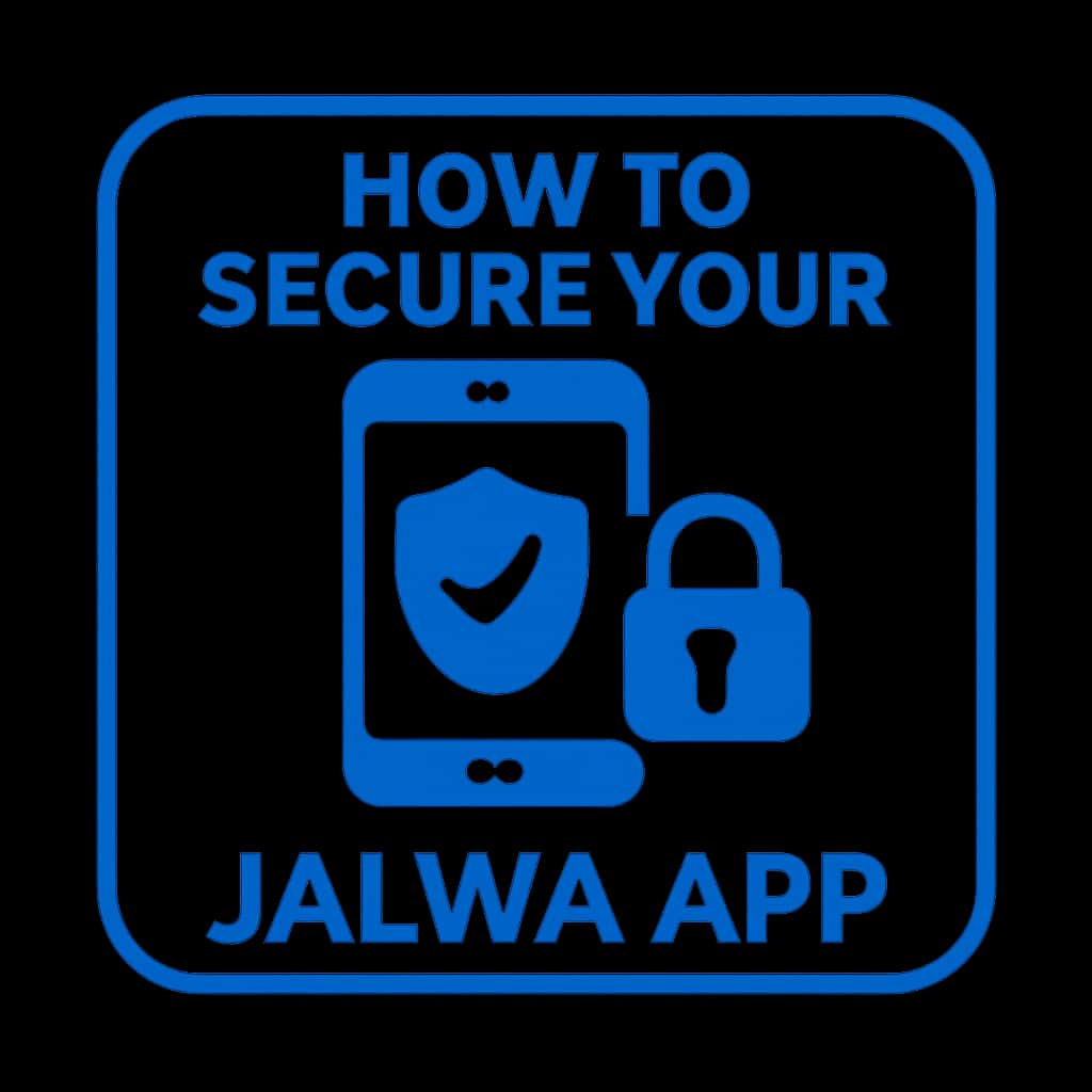 Icon representing security features for Jalwa App.