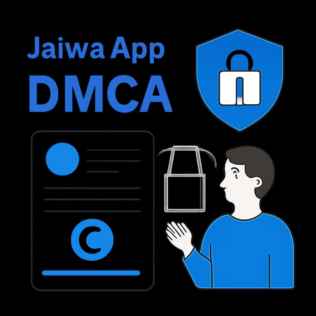 Diagram illustrating Jalwa App DMCA guidelines.