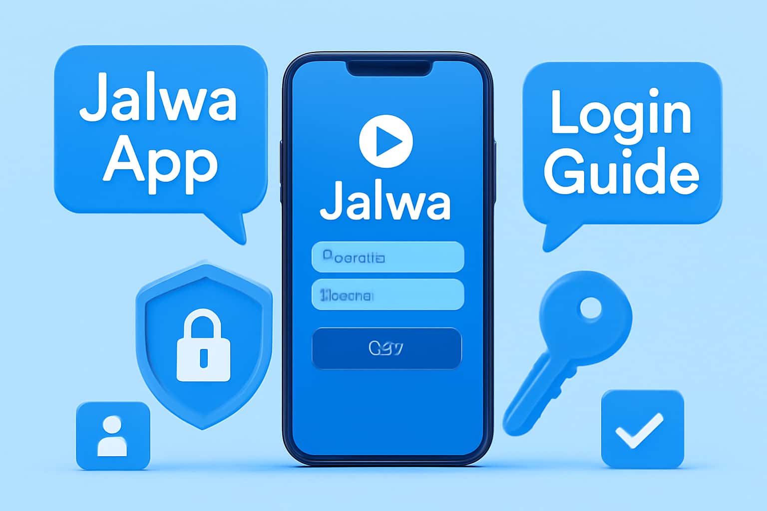 An informative graphic showcasing the Jalwa App Login Guide.