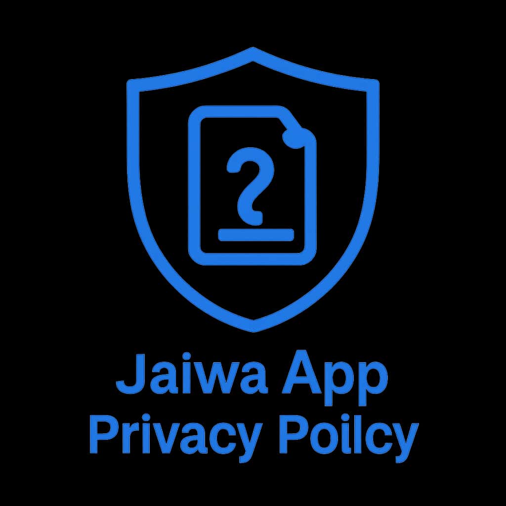 A professional badge representing the Jalwa App Privacy Policy.